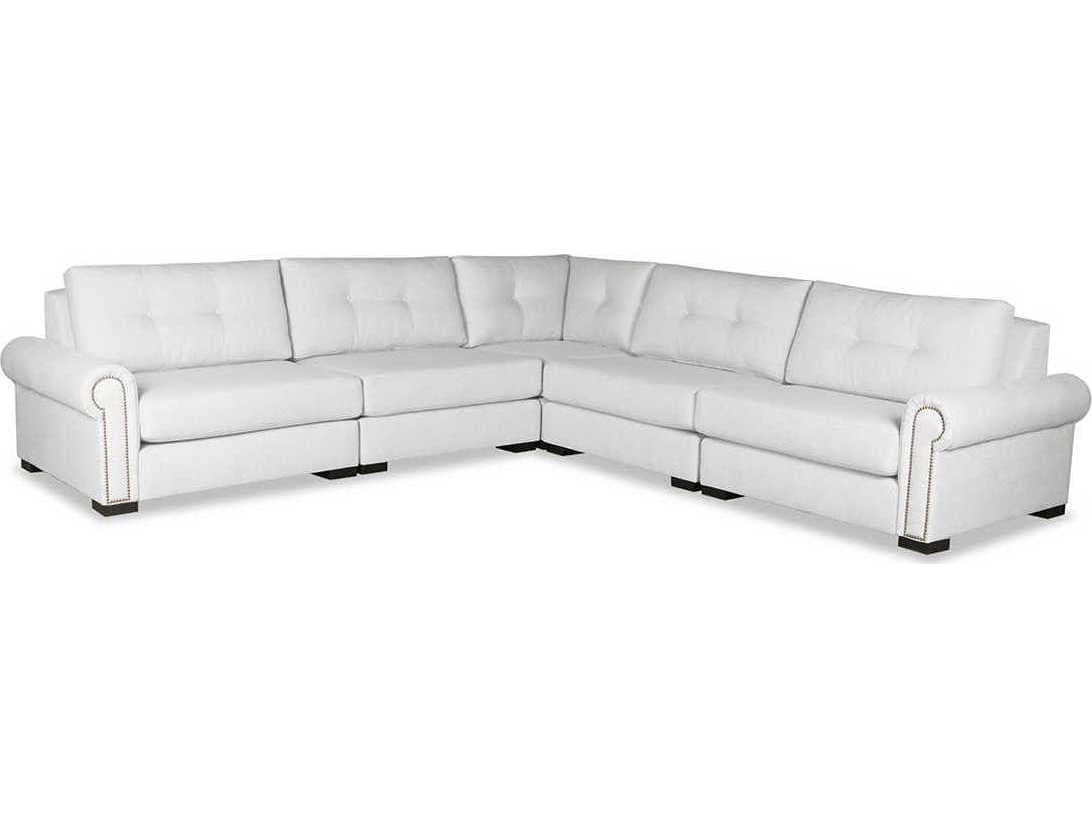 Nativa Interiors Sylviane Buttoned 5 - Pieces Upholstered Sectional Sofa