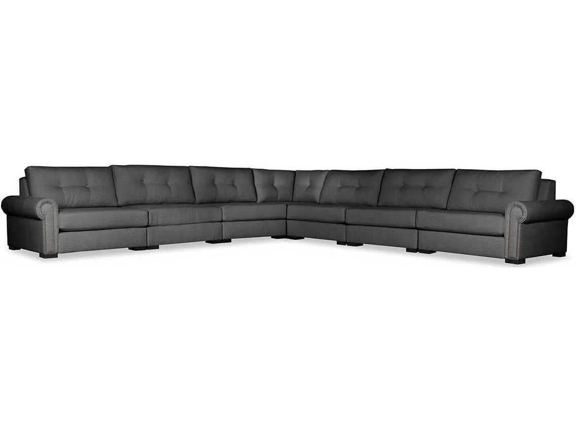 Nativa Interiors Sylviane Buttoned 7 - Pieces Upholstered Sectional Sofa