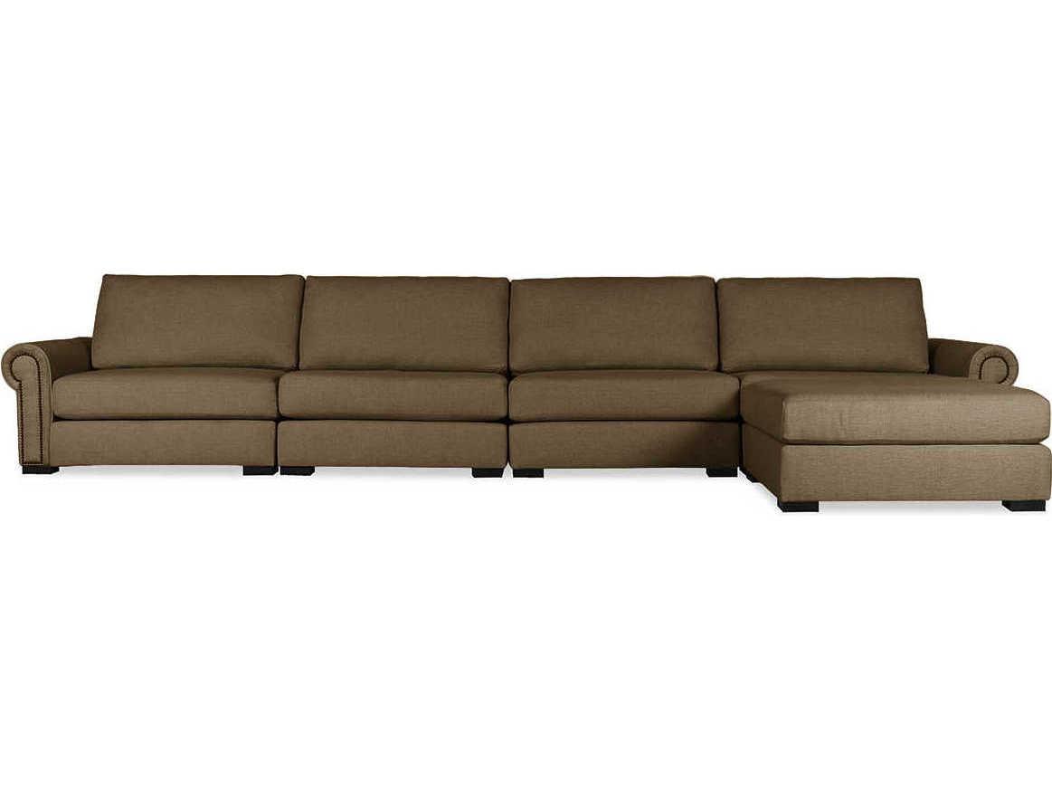 Nativa Interiors Sylviane 5 - Pieces Upholstered Sectional Sofa with Ottoman