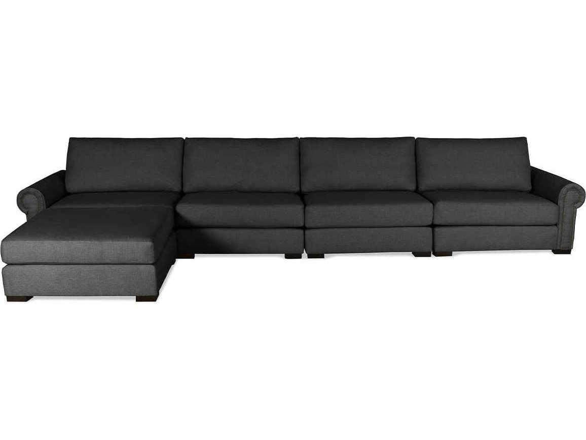 Nativa Interiors Sylviane 5 - Pieces Upholstered Sectional Sofa with Ottoman