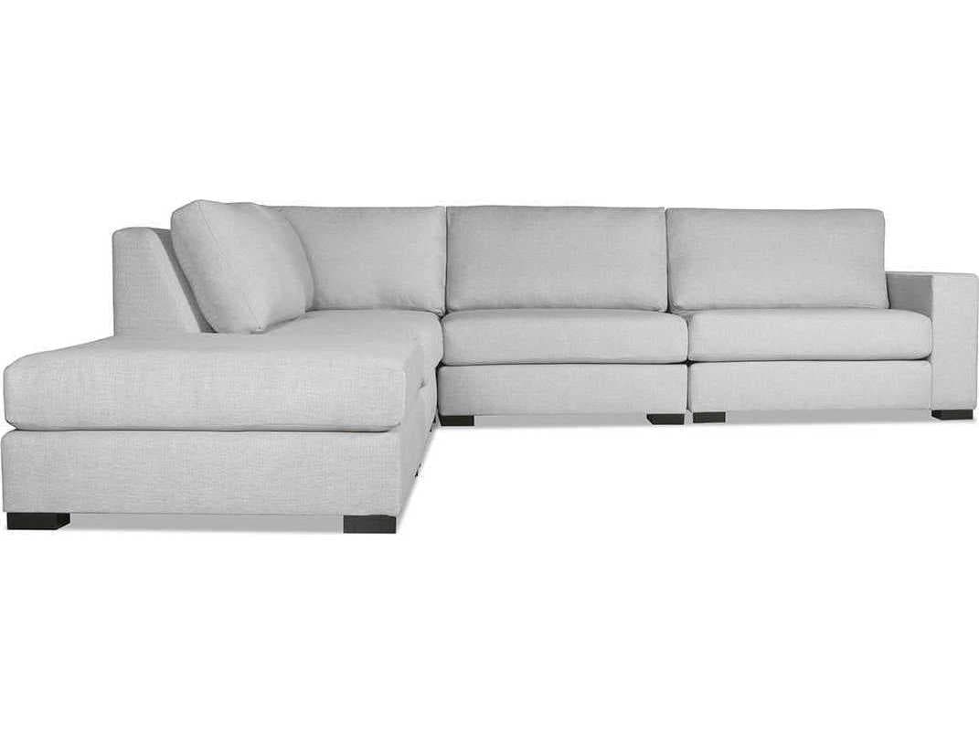 Nativa Interiors Veranda 5 - Pieces RAF Upholstered Sectional Sofa with Ottoman