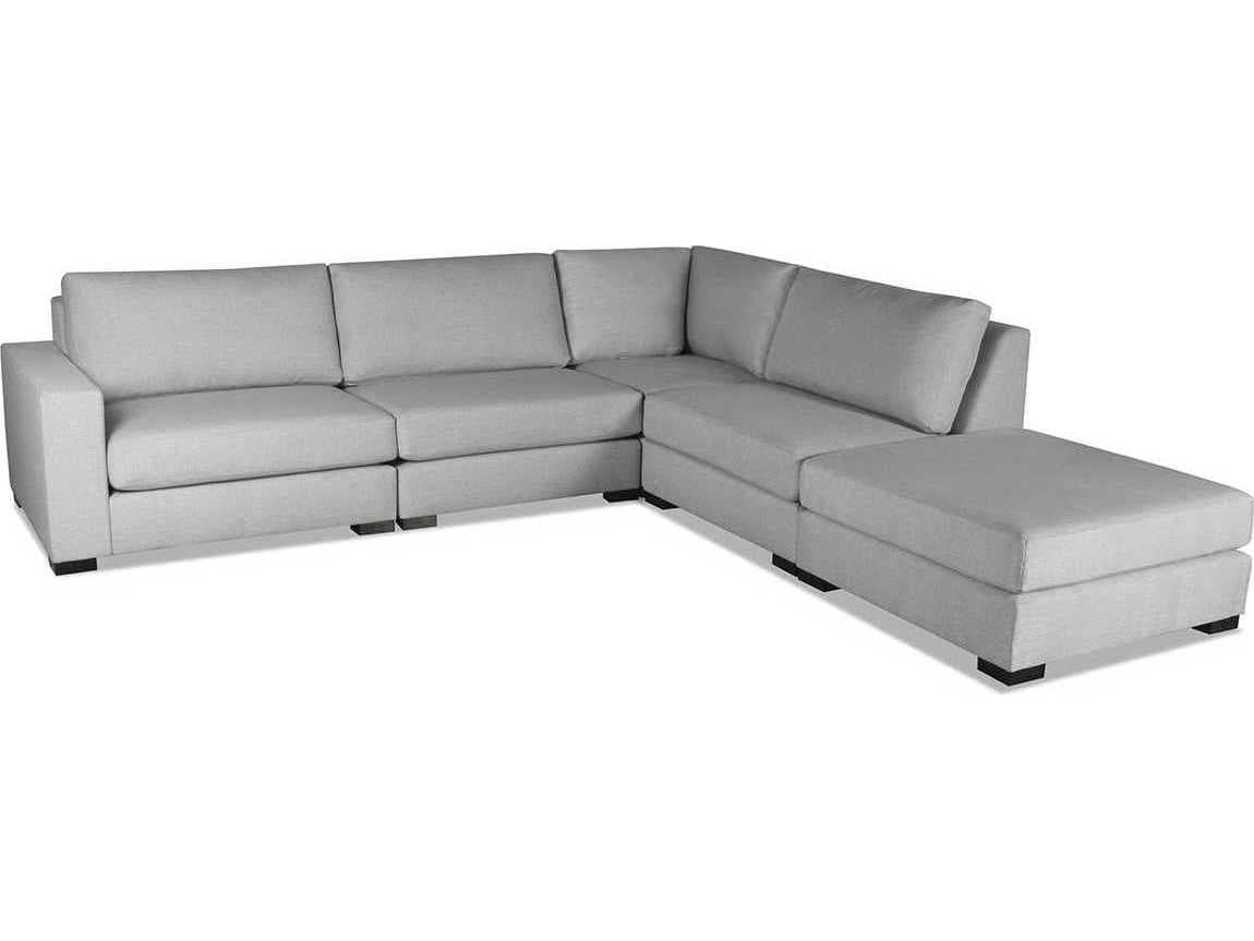Nativa Interiors Veranda 5 - Pieces LAF Upholstered Sectional Sofa with Ottoman