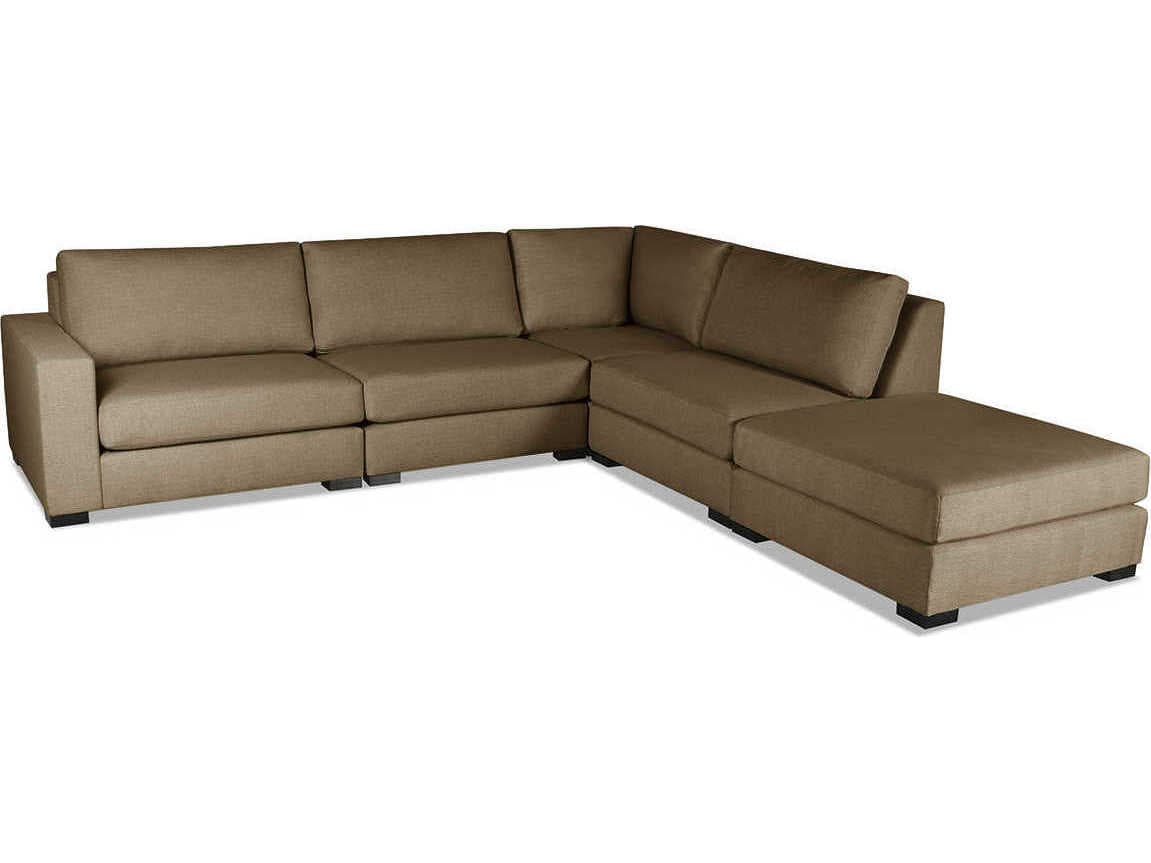 Nativa Interiors Veranda 5 - Pieces LAF Upholstered Sectional Sofa with Ottoman