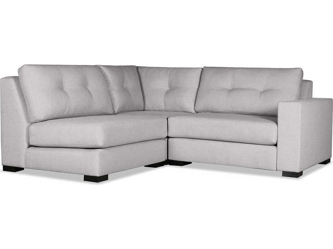 Nativa Interiors Veranda Buttoned 3 - Pieces RAF Upholstered Sectional Sofa