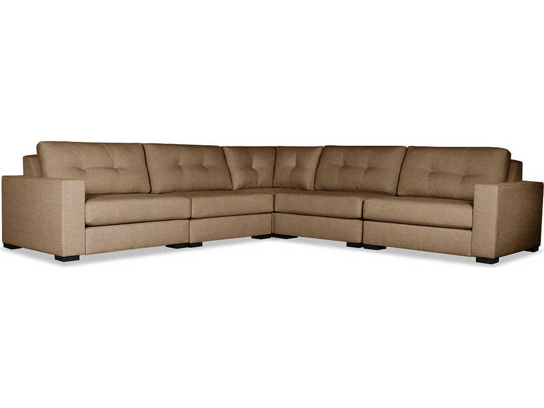 Nativa Interiors Veranda Buttoned 5 - Pieces Upholstered Sectional Sofa