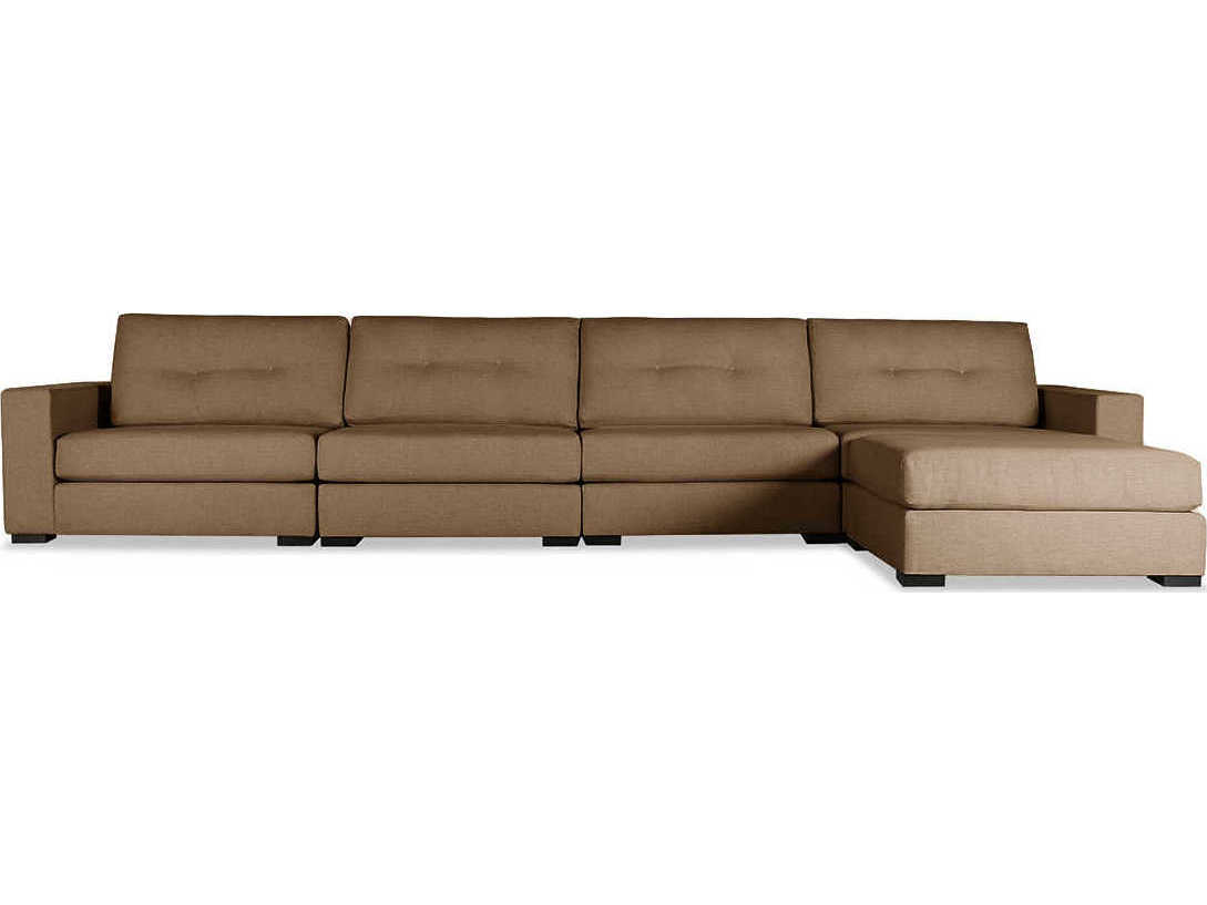 Nativa Interiors Veranda Buttoned 5 - Pieces LAF Upholstered Sectional Sofa