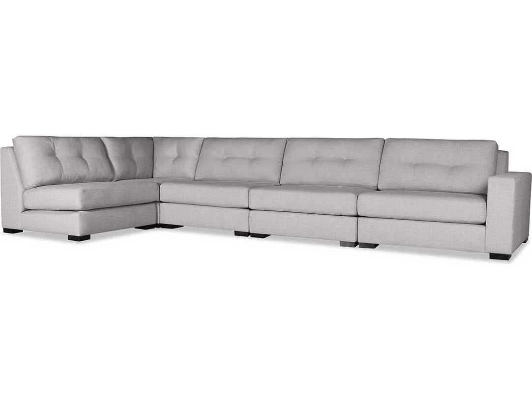 Nativa Interiors Veranda Buttoned 5 - Pieces RAF Upholstered Sectional Sofa