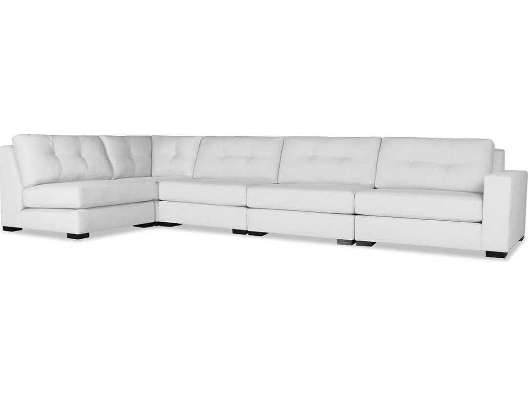 Nativa Interiors Veranda Buttoned 5 - Pieces RAF Upholstered Sectional Sofa