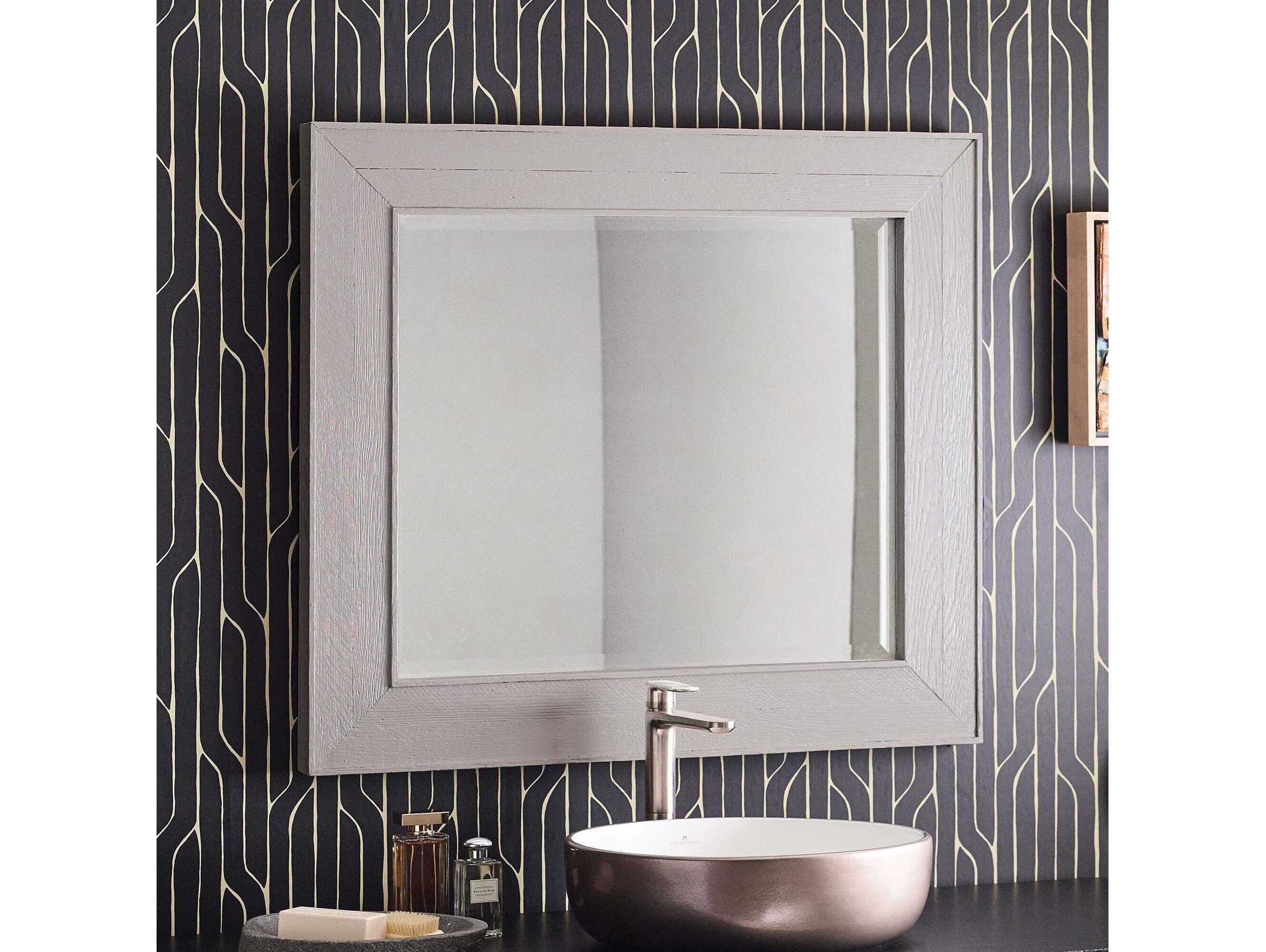 Native Trails Vintners Grigio Rectangular Wall Mirror