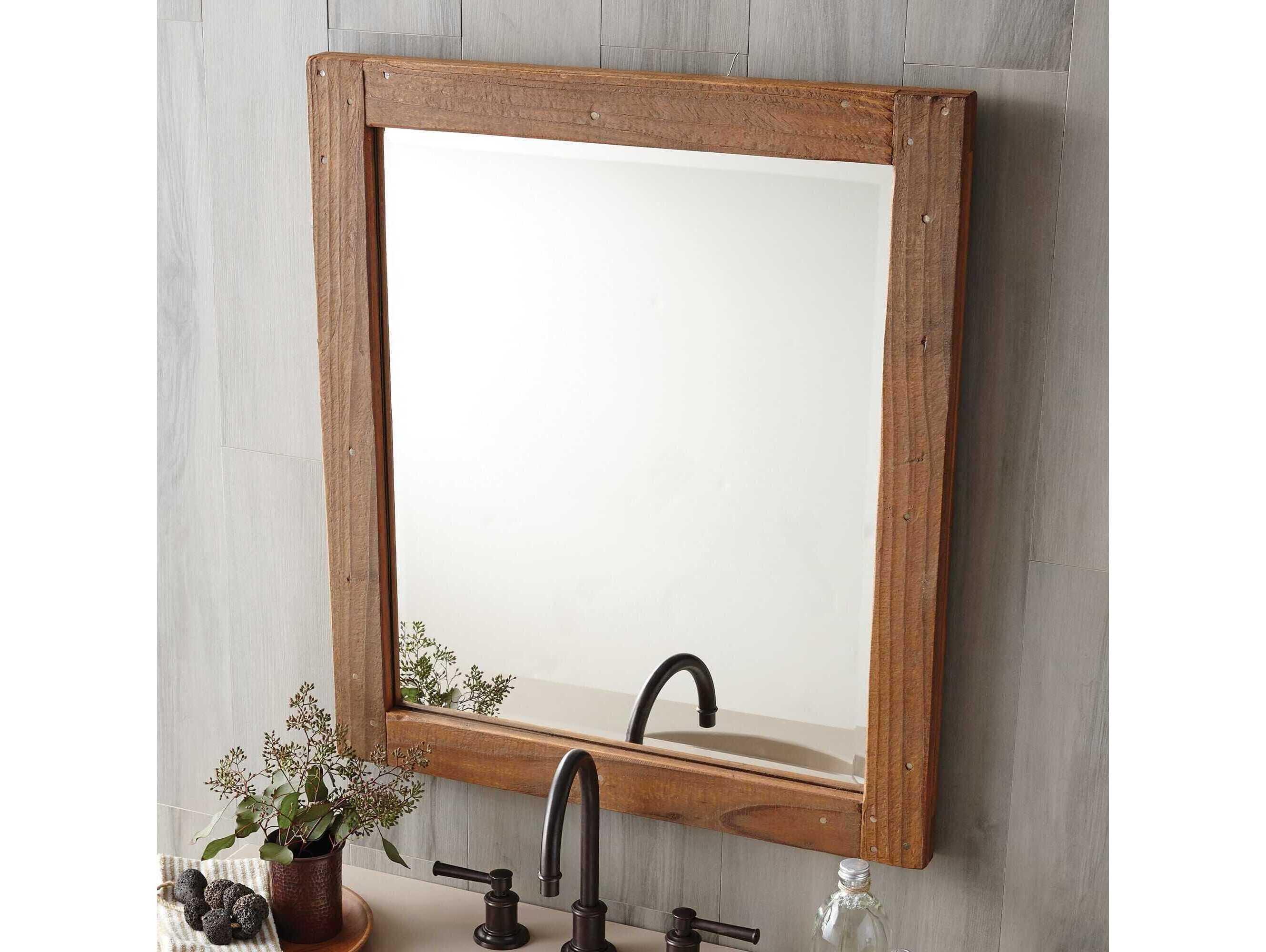 Native Trails Americana Chestnut Rectangular Wall Mirror