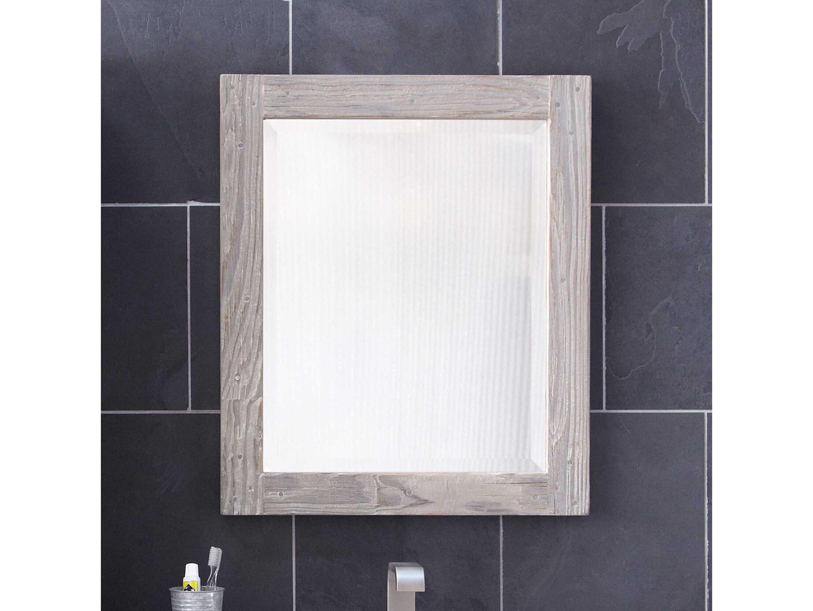 Native Trails Americana Driftwood Rectangular Wall Mirror