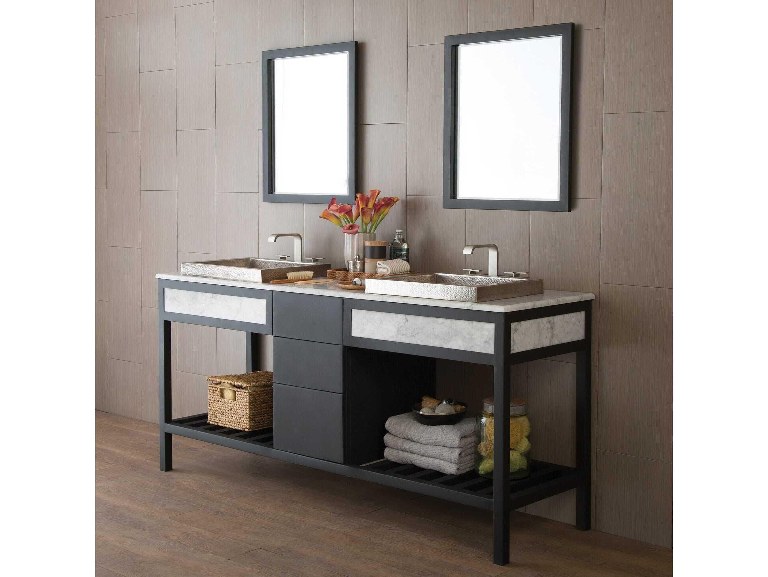 Native Trails Havana Black Rectangular Wall Mirror