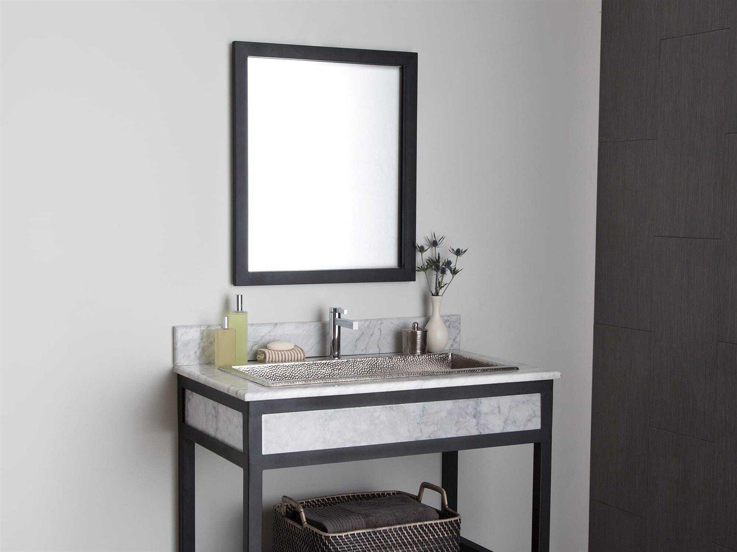 Native Trails Havana Black Rectangular Wall Mirror