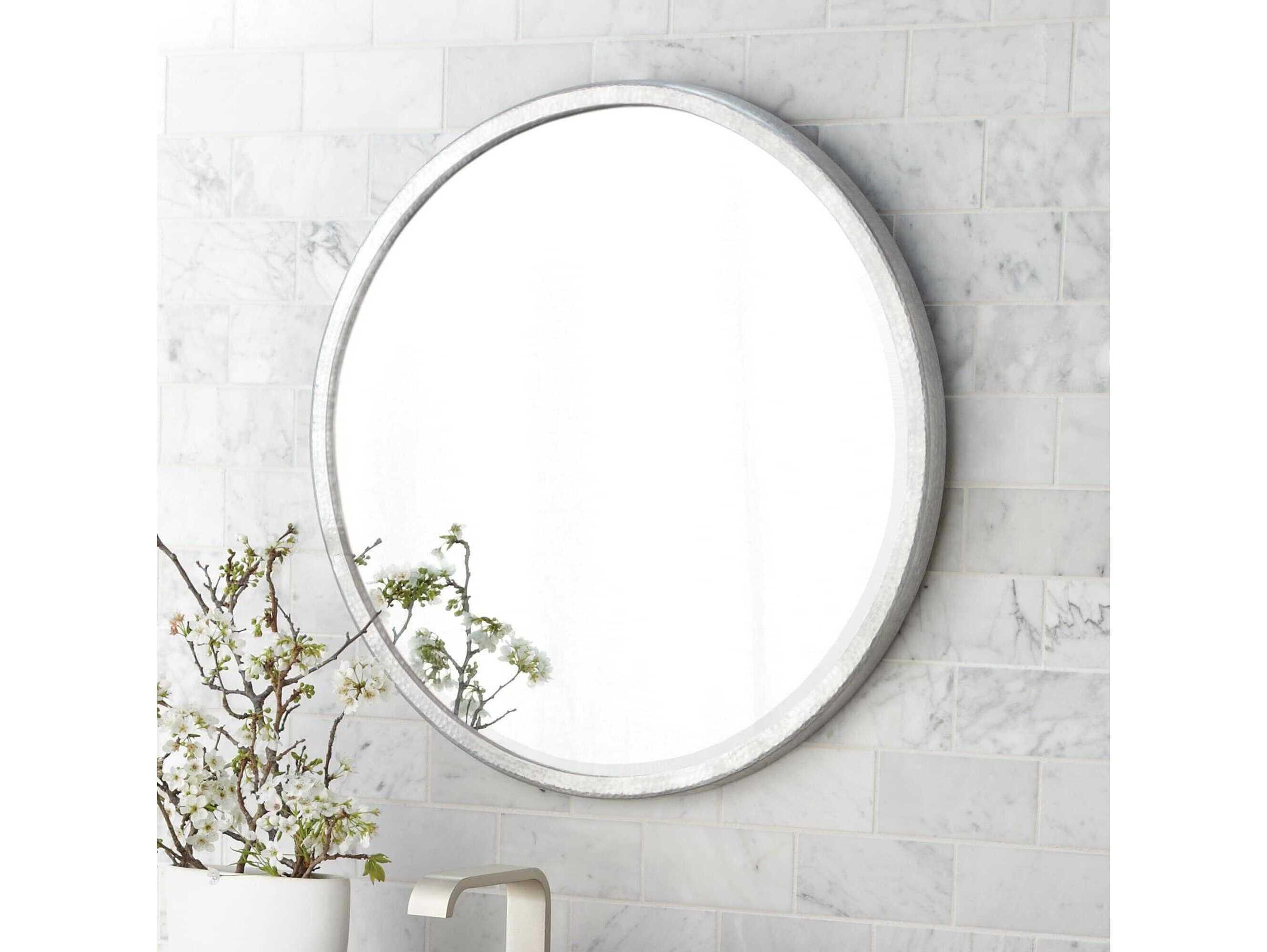 Native Trails Divinity Aluminum Round Wall Mirror
