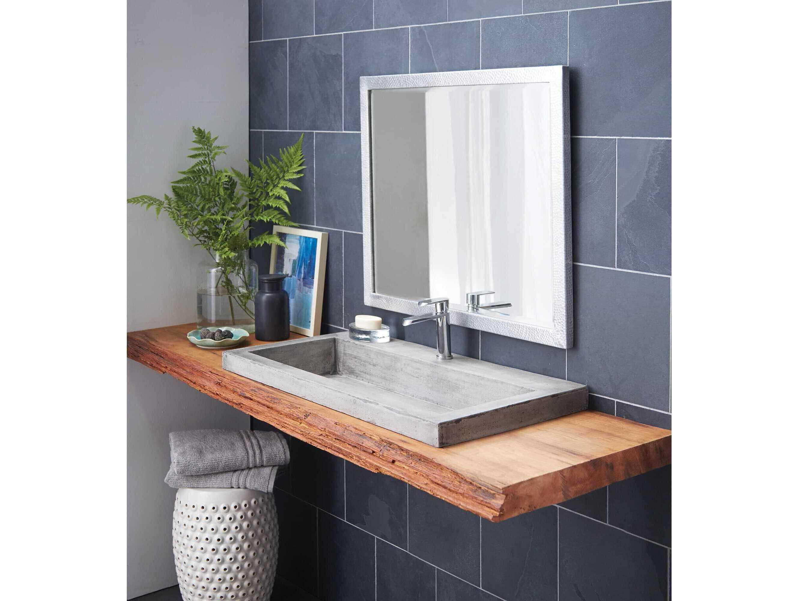 Native Trails Divinity Aluminum Rectangular Wall Mirror