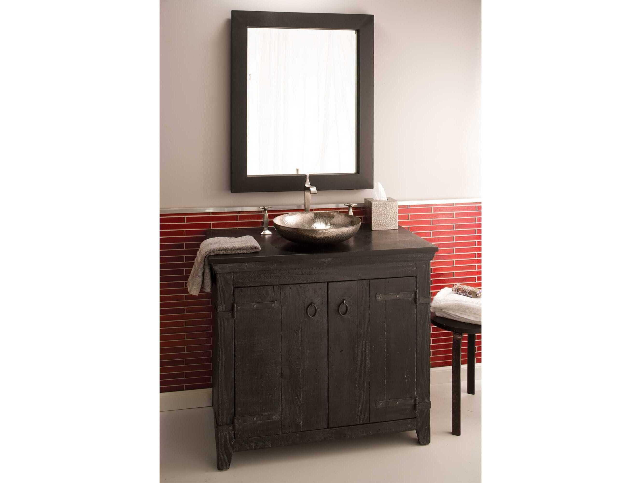 Native Trails Cuzco Black Rectangular Wall Mirror
