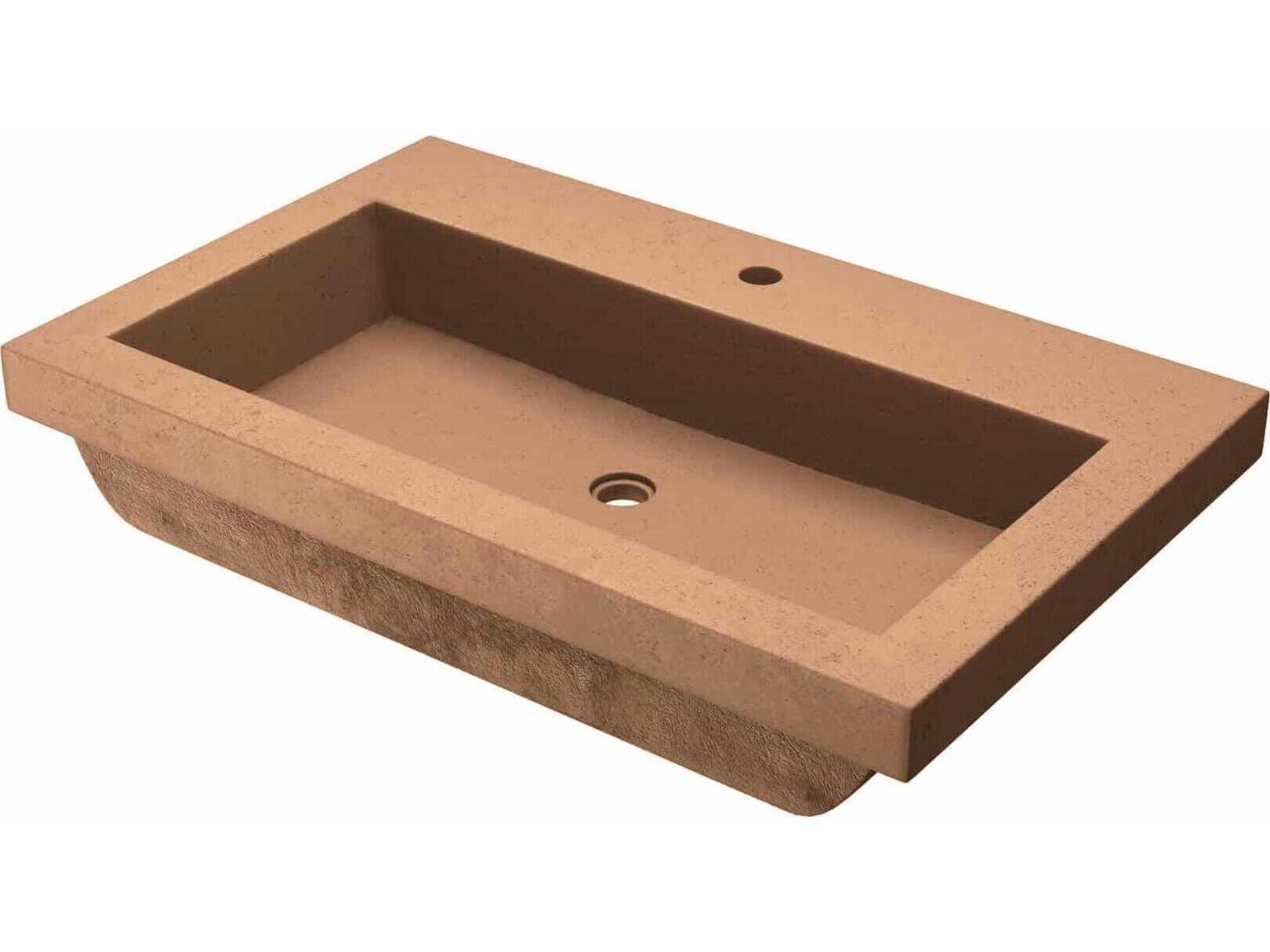 Native Trails Trough Terracotta Bathroom Sink