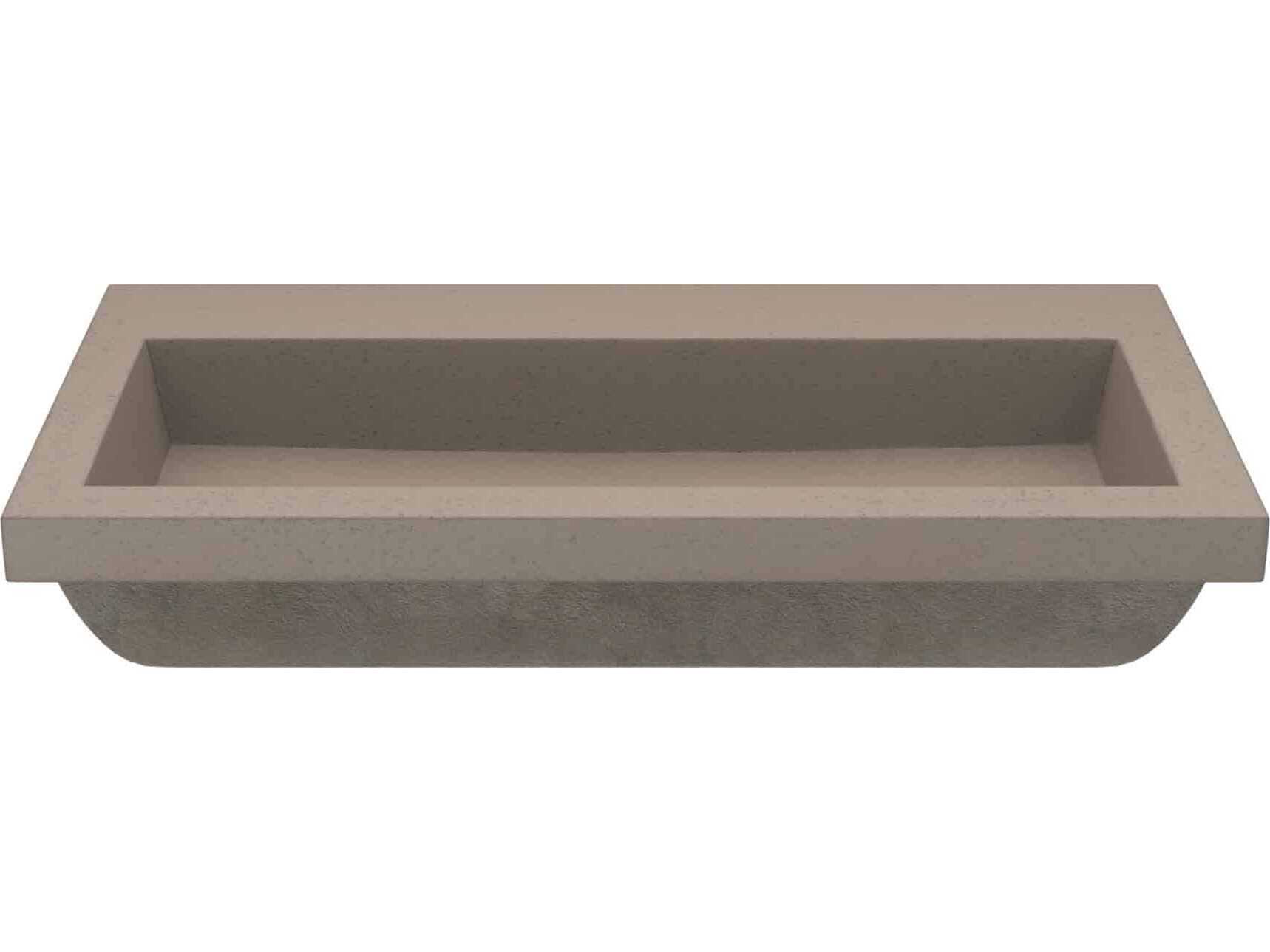 Native Trails Trough Earth Bathroom Sink