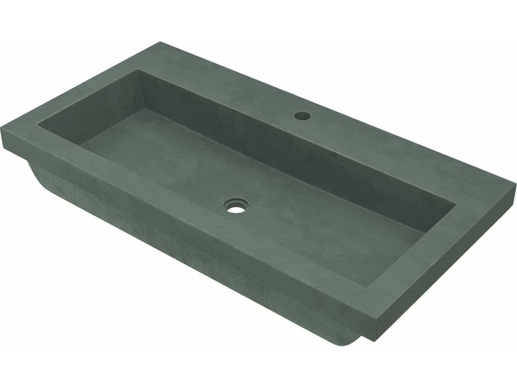 Native Trails Trough Forest Bathroom Sink