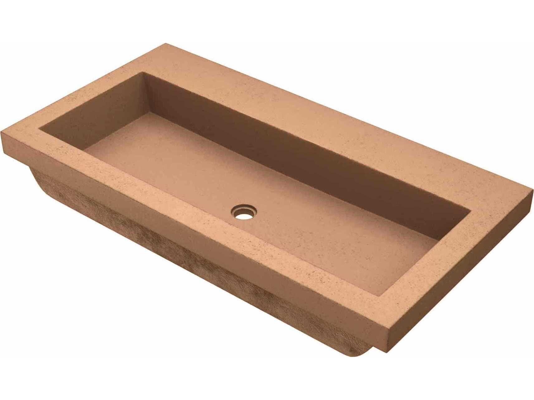 Native Trails Trough Terracotta Bathroom Sink