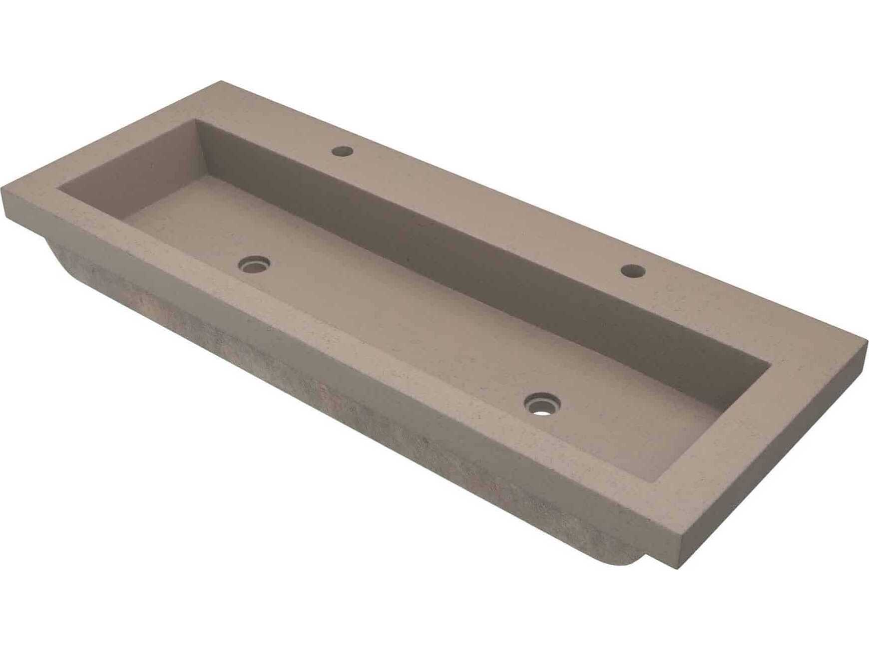 Native Trails Trough Earth Bathroom Sink