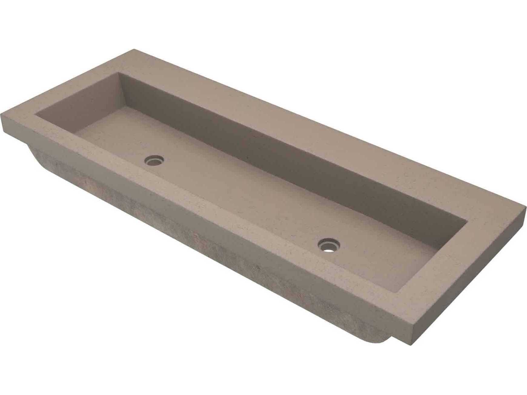 Native Trails Trough Earth Bathroom Sink