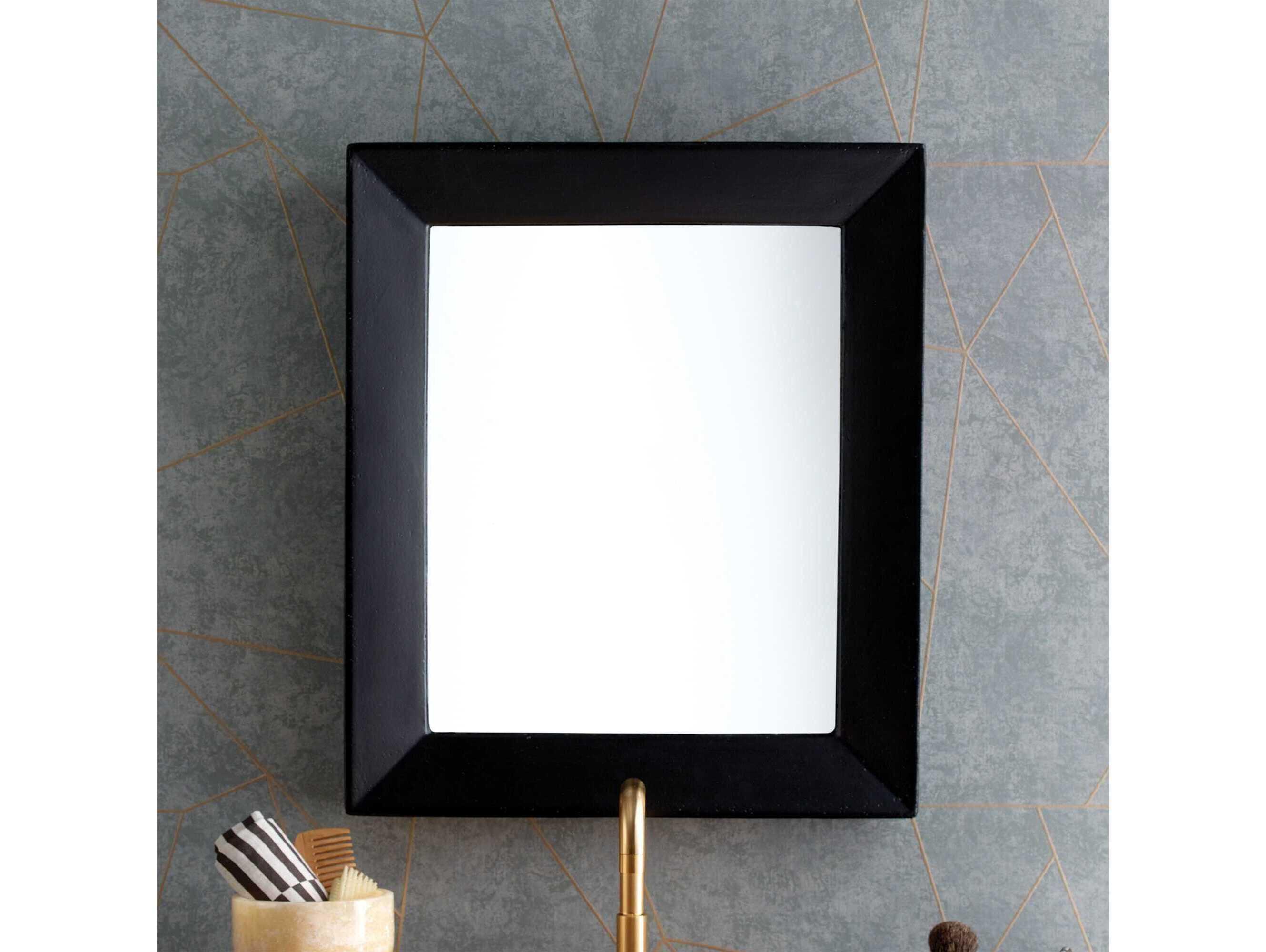 Native Trails Portola Charcoal Rectangular Wall Mirror