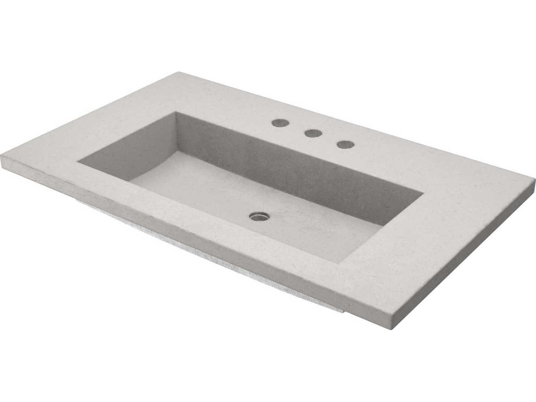 Native Trails Capistrano Ash 36" Vanity Top with Integral Trough