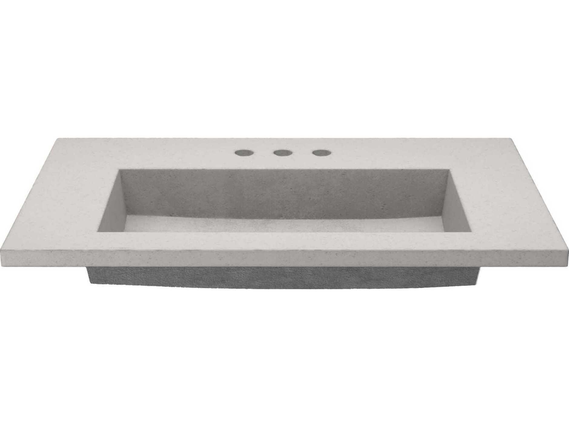 Native Trails Capistrano Ash 36" Vanity Top with Integral Trough