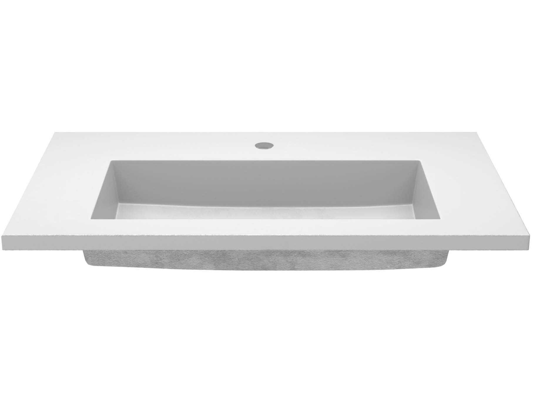 Native Trails Capistrano Pearl 36" Vanity Top with Integral Trough