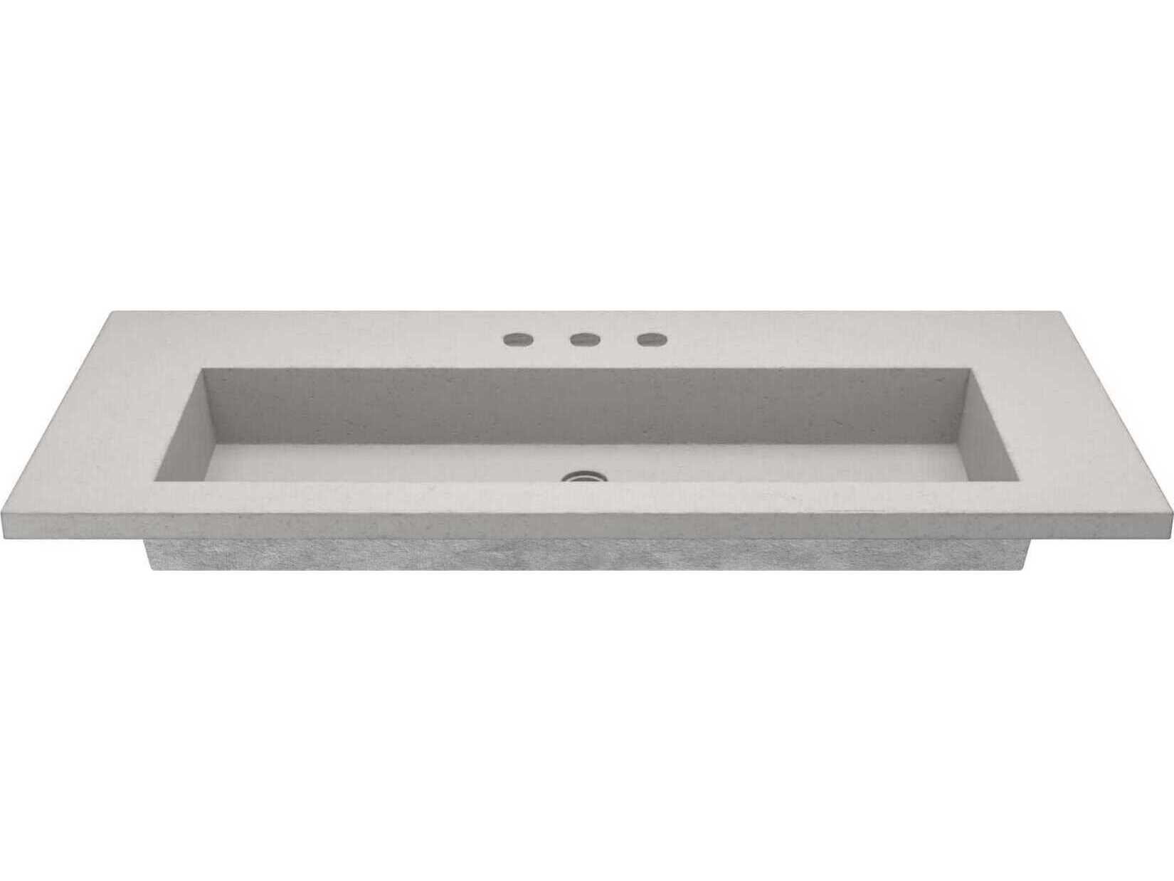 Native Trails Capistrano Ash 48" Vanity Top with Integral Trough