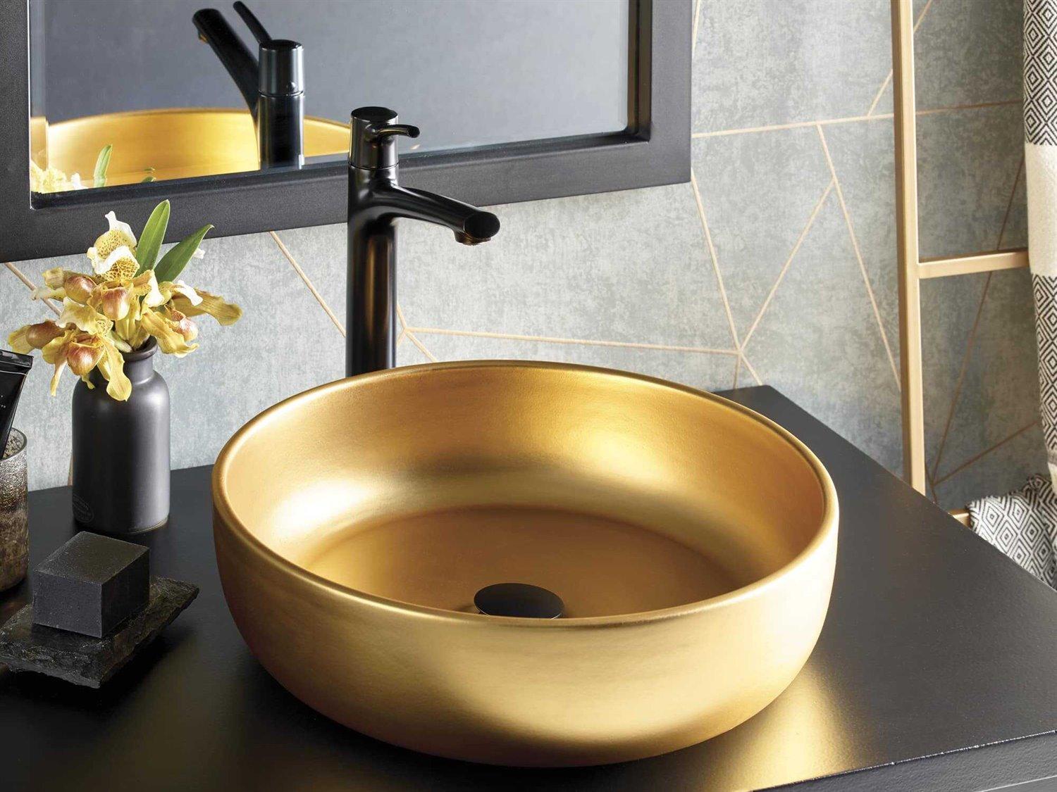 Native Trails Bliss Matte Gold Bathroom Sink