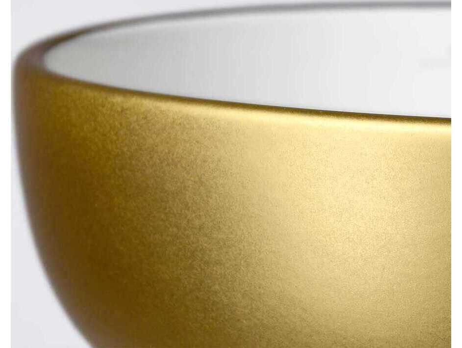 Native Trails Bliss Matte Gold White Bathroom Sink