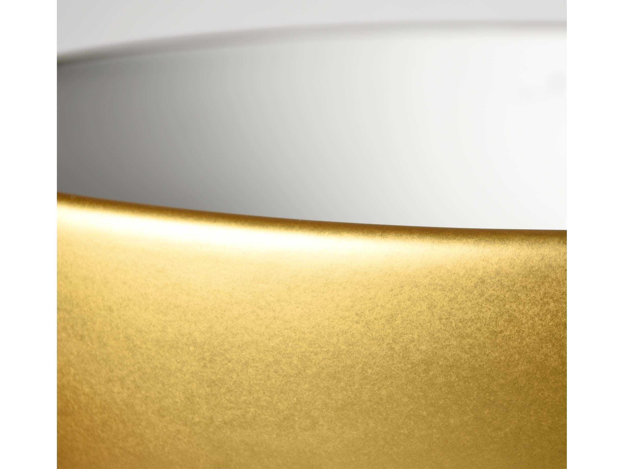 Native Trails Bliss Matte Gold White Bathroom Sink