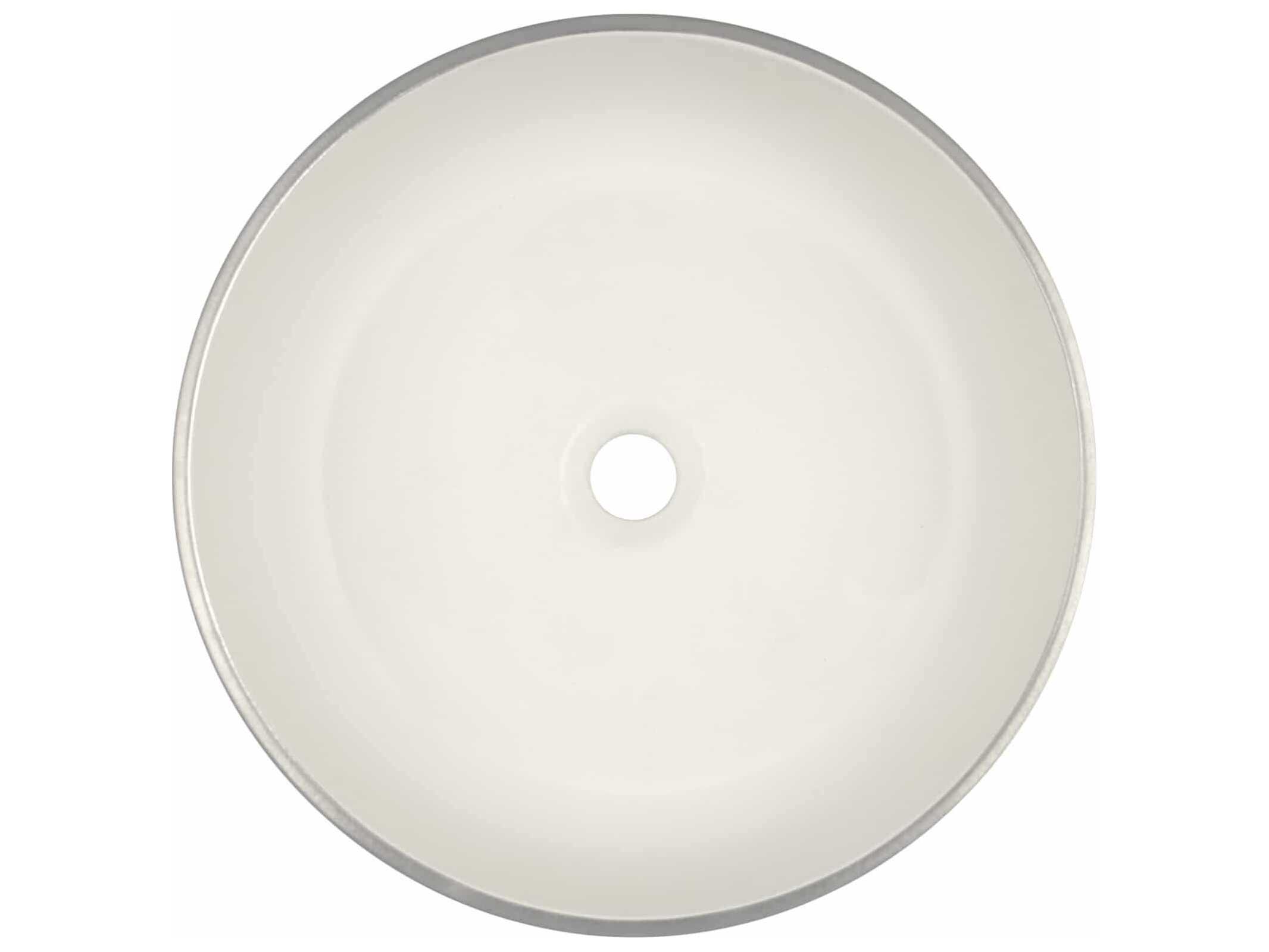 Native Trails Bliss Silver White Bathroom Sink