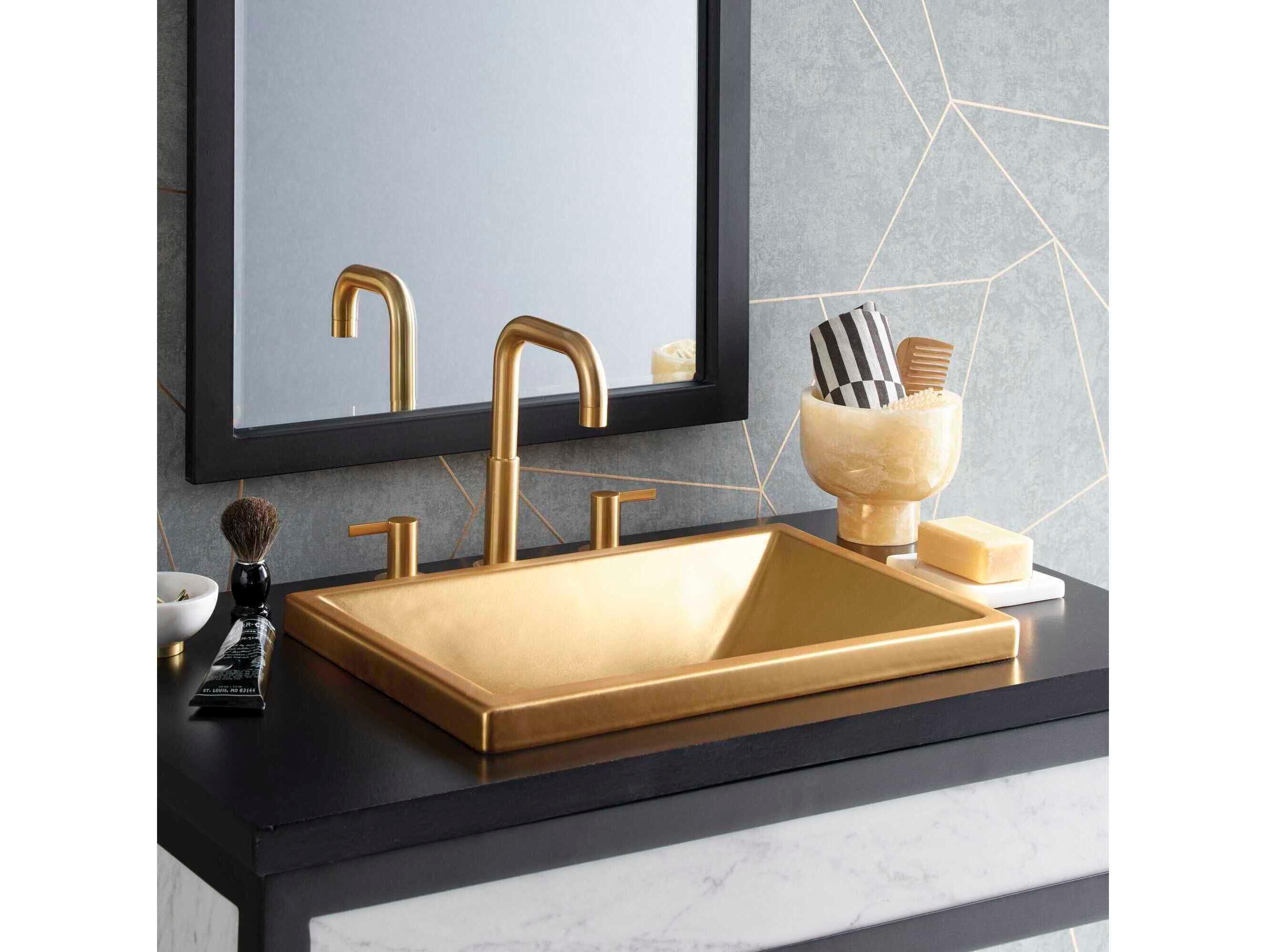 Native Trails Amara Matte Gold Bathroom Sink