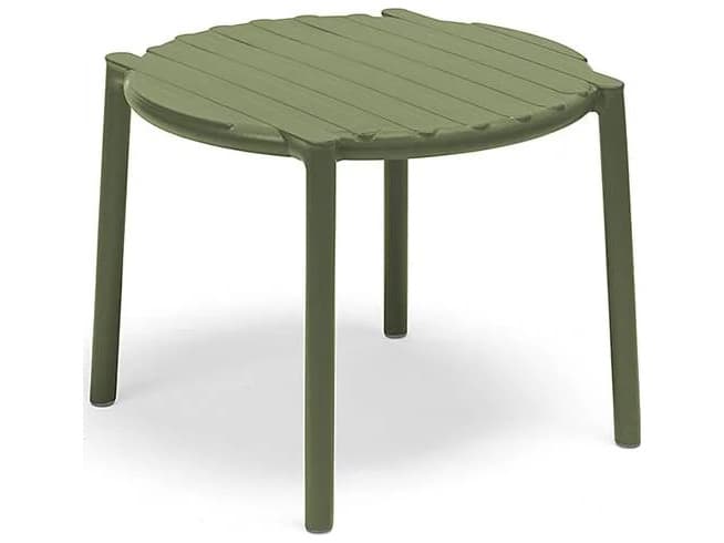 Nardi Doga Resin Agave Round Patio End Table