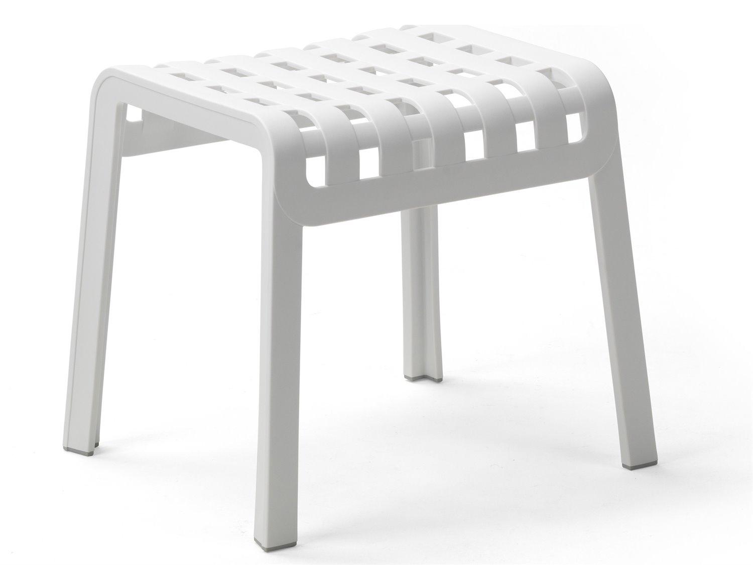 Nardi Folio Pogio Resin Bianco Outdoor Ottoman