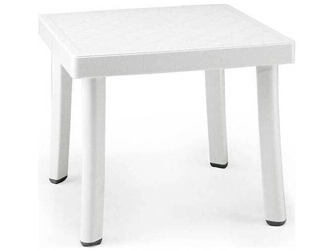 Nardi Rodi Resin Bianco Square Outdoor Side Table