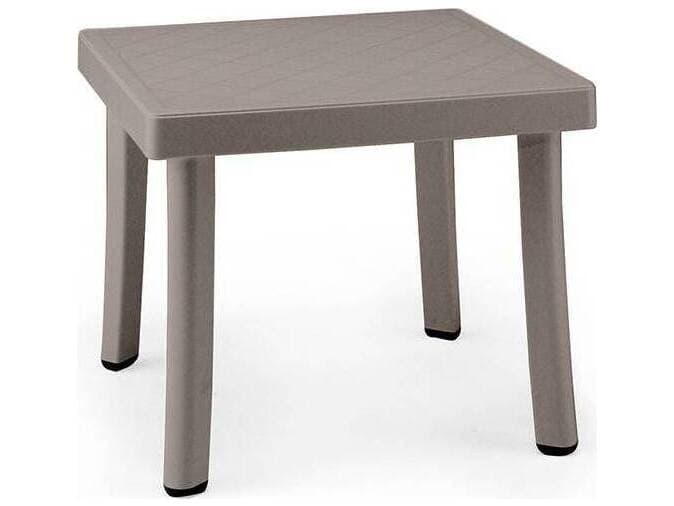 Nardi Rodi Resin Tortora Square Outdoor Side Table