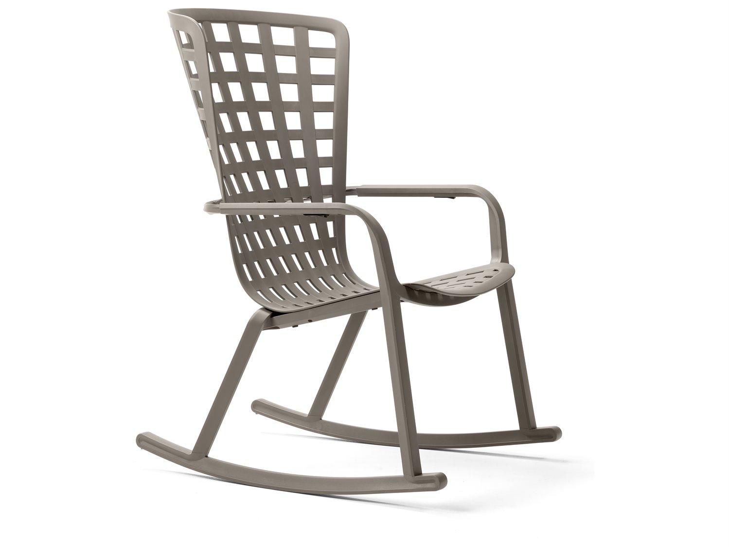 Nardi Folio Resin Tortora Rocking Chair Kit