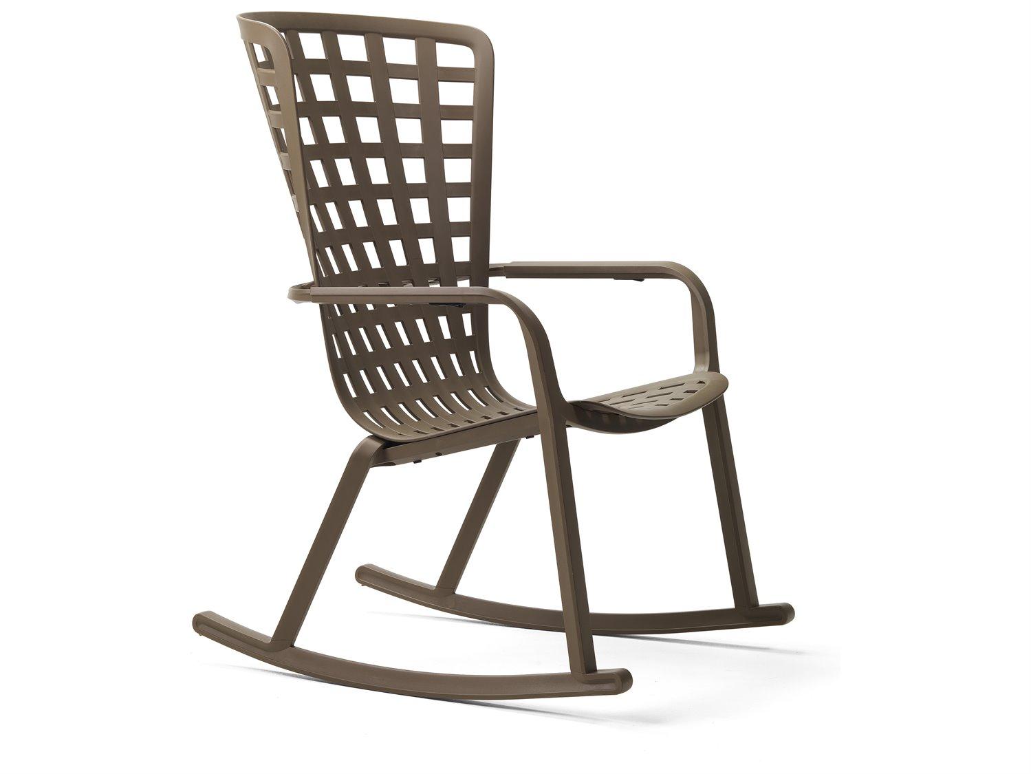 Nardi Folio Resin Tabacco Rocking Chair Kit