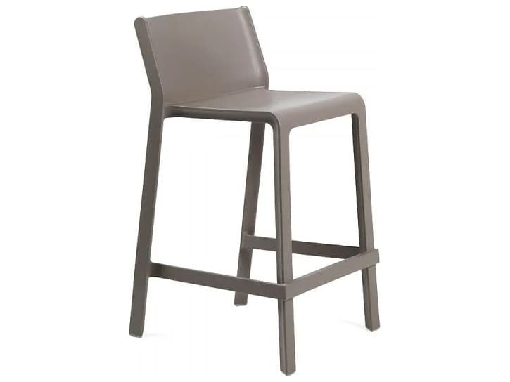 Nardi Trill Resin Tortora Stackable Stool Mini