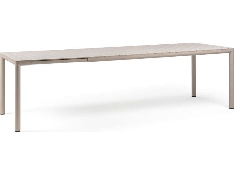 Nardi Tevere Corda Aluminum Rectangular Dining Table