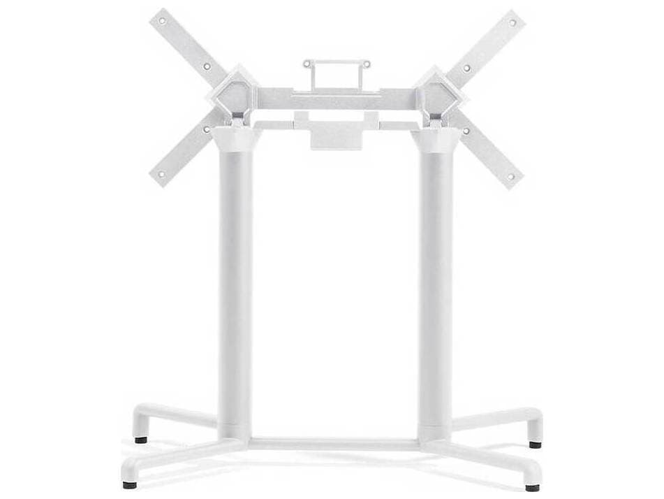 Nardi Scudo Aluminum Bianco Double Tilting Table Base