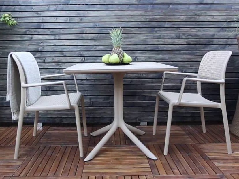 Nardi Bora Resin Bianco Patio Dining Set
