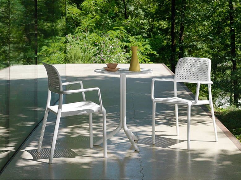 Nardi Bora Resin Bianco Patio Dining Set