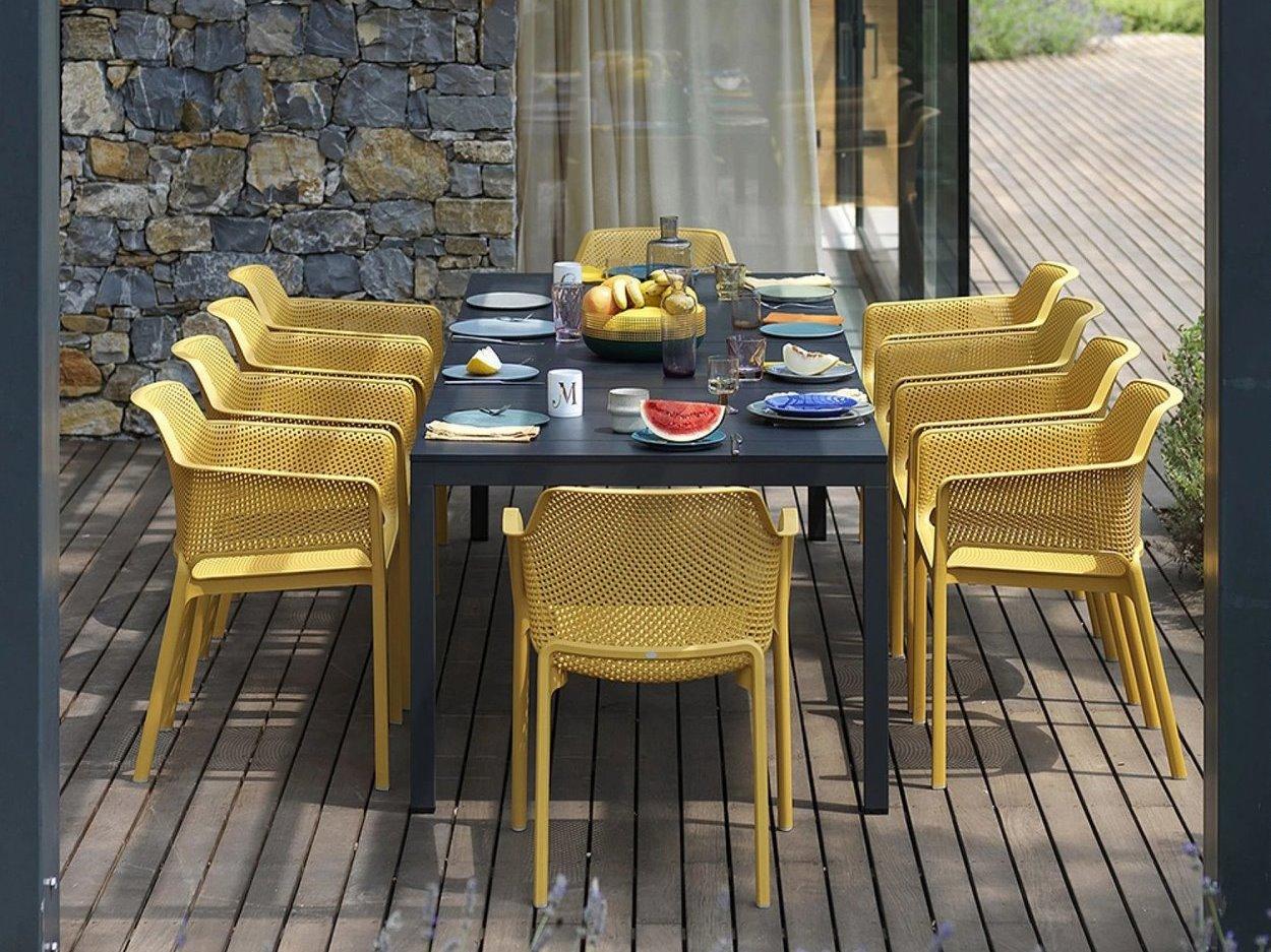 Nardi NET Resin Senape/Antracite Outdoor Dining Set