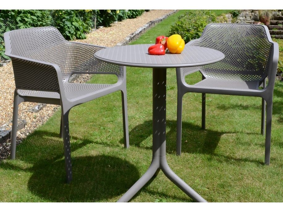 Nardi NET Resin Tortora Outdoor Patio Dining Set