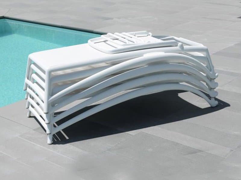 Nardi Atlantico Sling Resin Bianco Outdoor Lounge Set